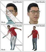 SplattingAvatar: Realistic Real-Time Human Avatars with Mesh-Embedded Gaussian Splatting